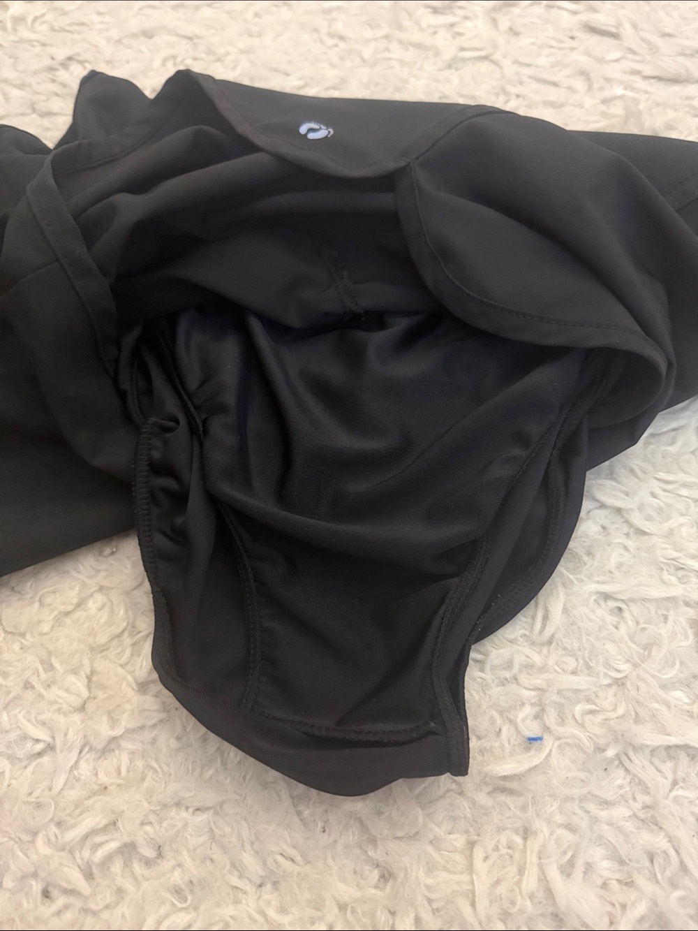 Hang Ten Women's Black Athletic Shorts with Zip Pocket - Picture 7 of 10